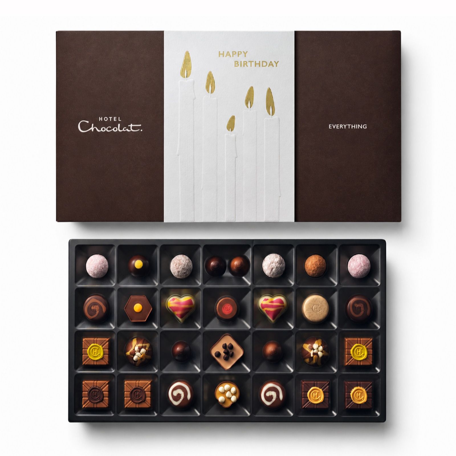 Hotel Chocolat 18 Piece Happy Birthday Everything Chocolate Box
