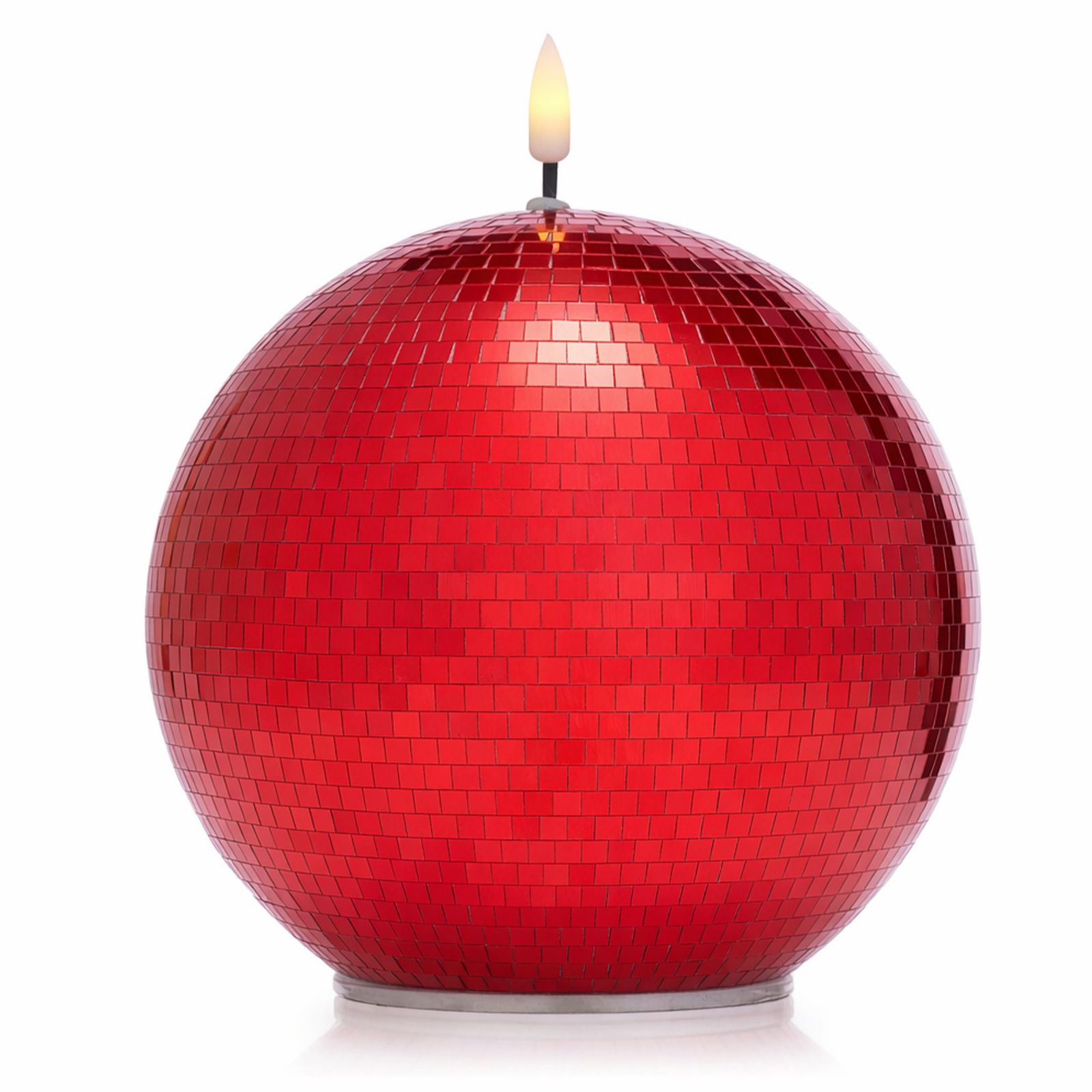 Outlet Home Stories LED Pre Lit 17cm Disco Ball Faux Candle