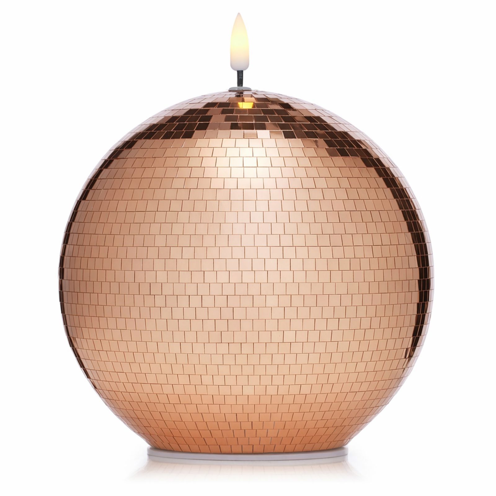 Outlet Home Stories LED Pre Lit 17cm Disco Ball Faux Candle