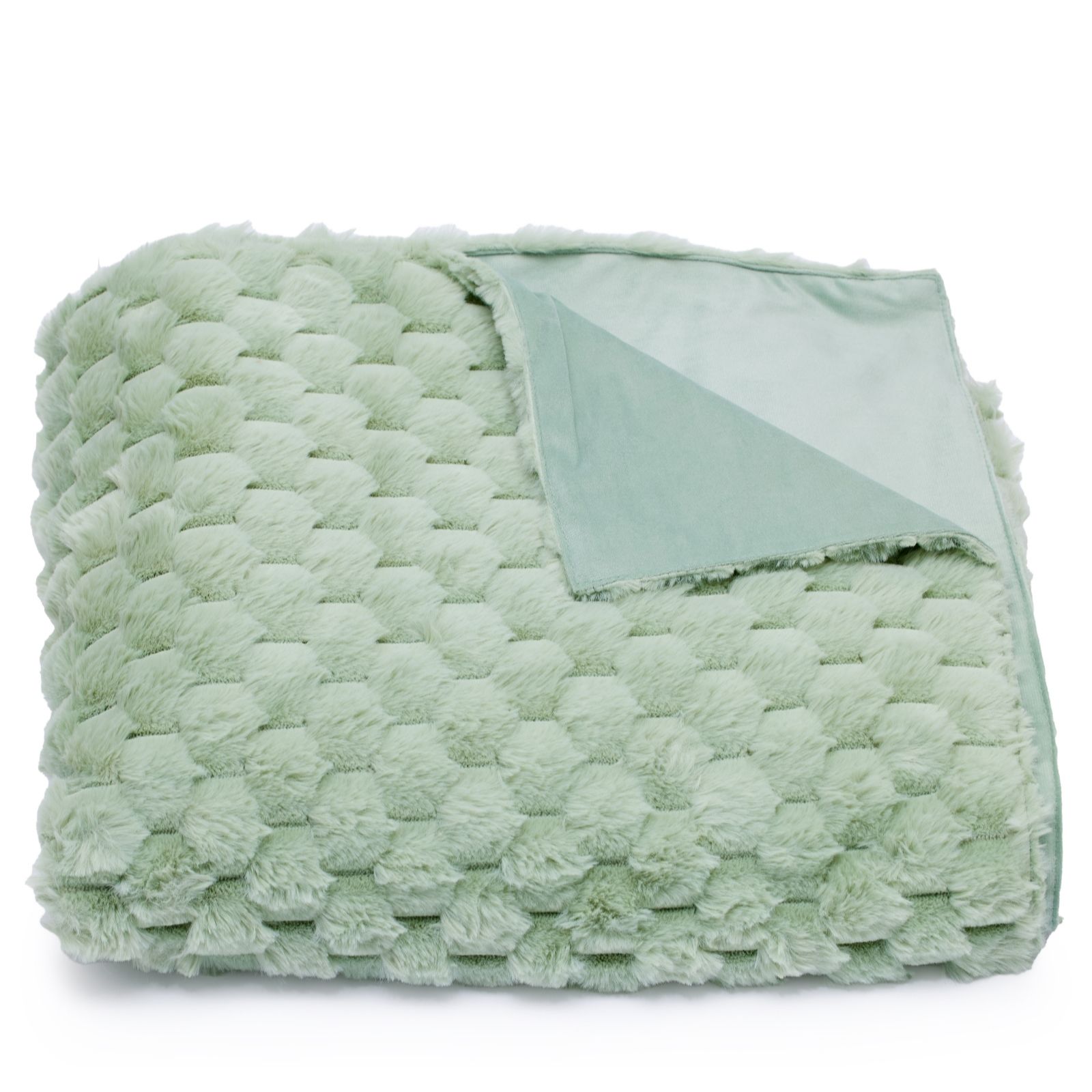 Outlet Otters Brook 140 x 170cm Luxury Cream Textured Throw