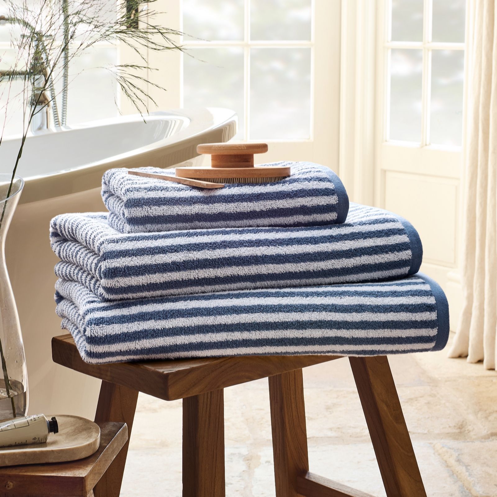 Christy Portobello Stripe 6 Piece Towel Bundle