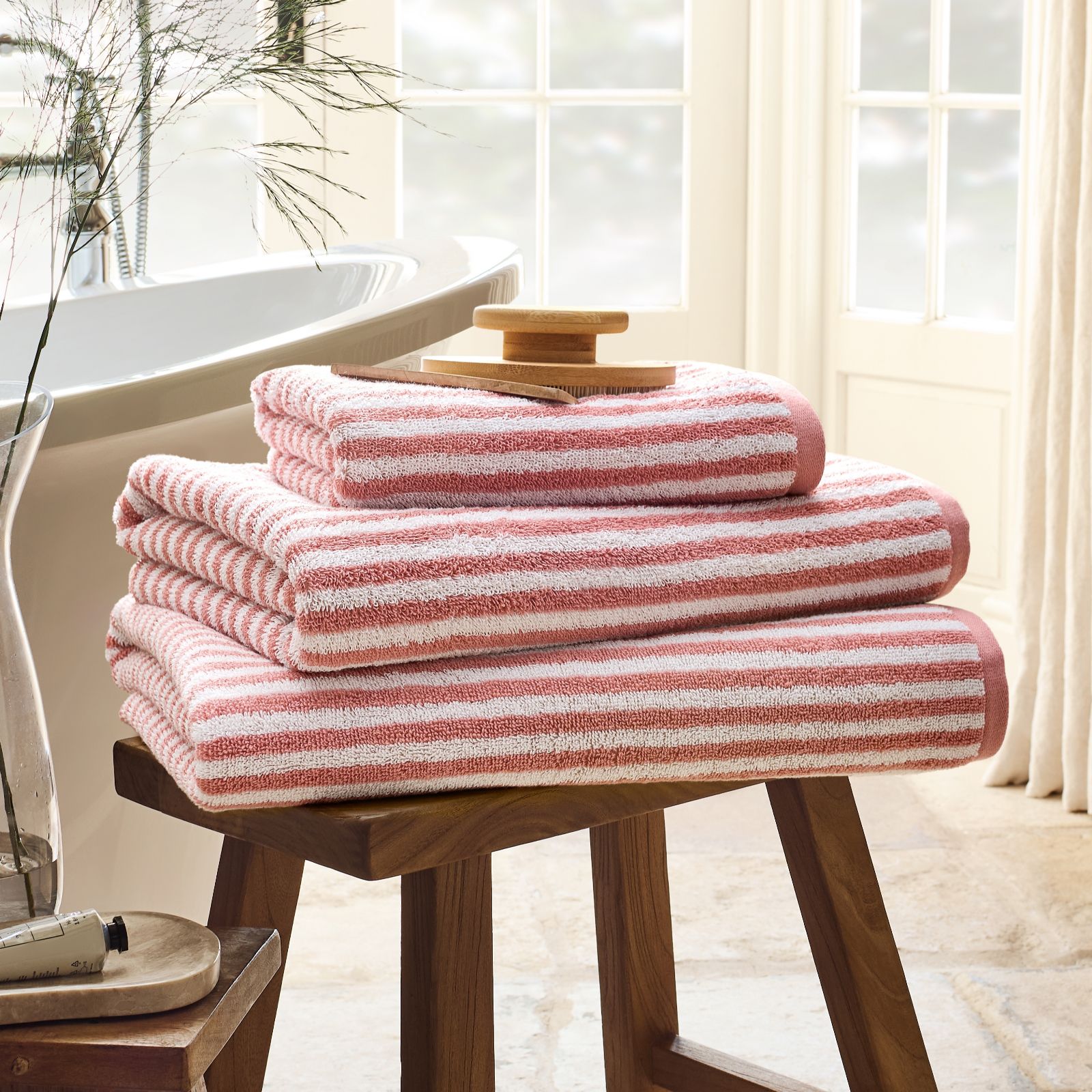 Christy Portobello Stripe 6 Piece Towel Bundle