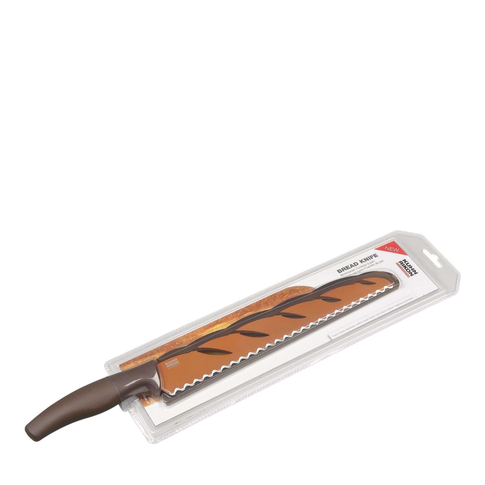 Kuhn Rikon Colori Bread & Baguette Knife QVC UK