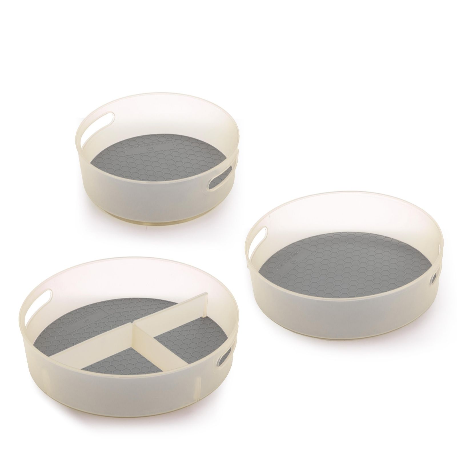 Outlet Cook's Essentials Set of 3 Turntable Storage Organisers