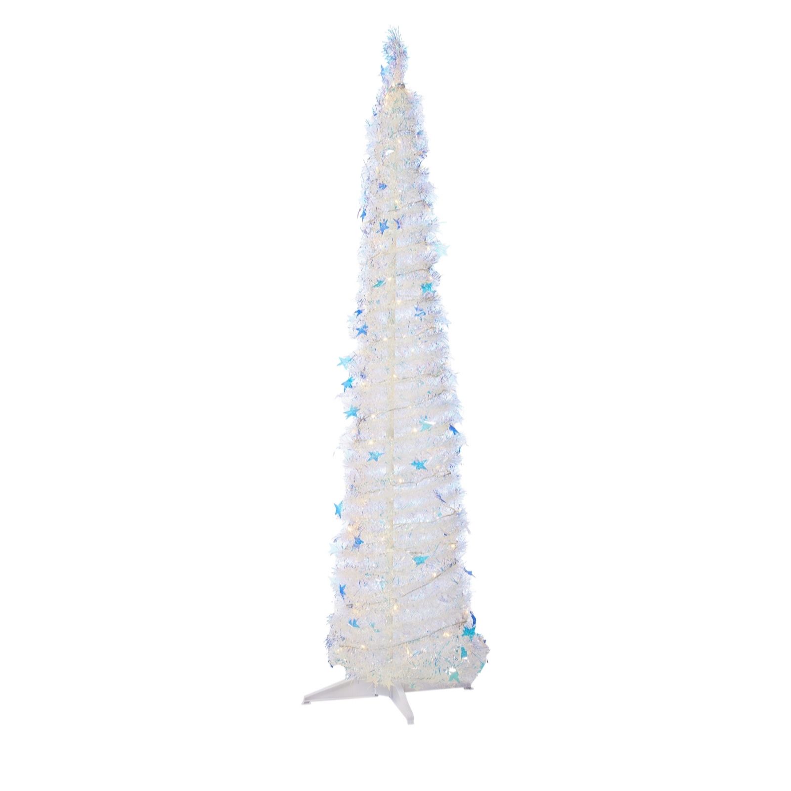 Outlet Home Reflections Pop Up 5ft Tinsel Tree