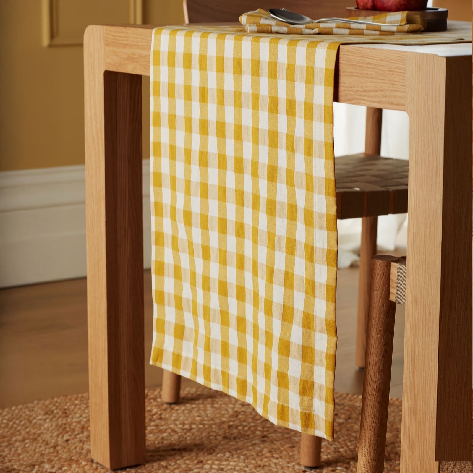 Secret Linen Store Heidi Gingham Table Runner
