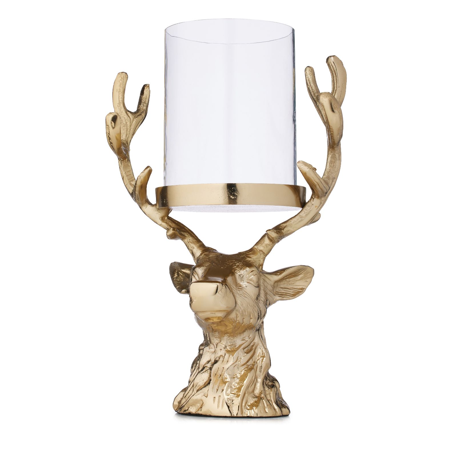 Outlet Home Stories 30cm Stag Head Candle Holder