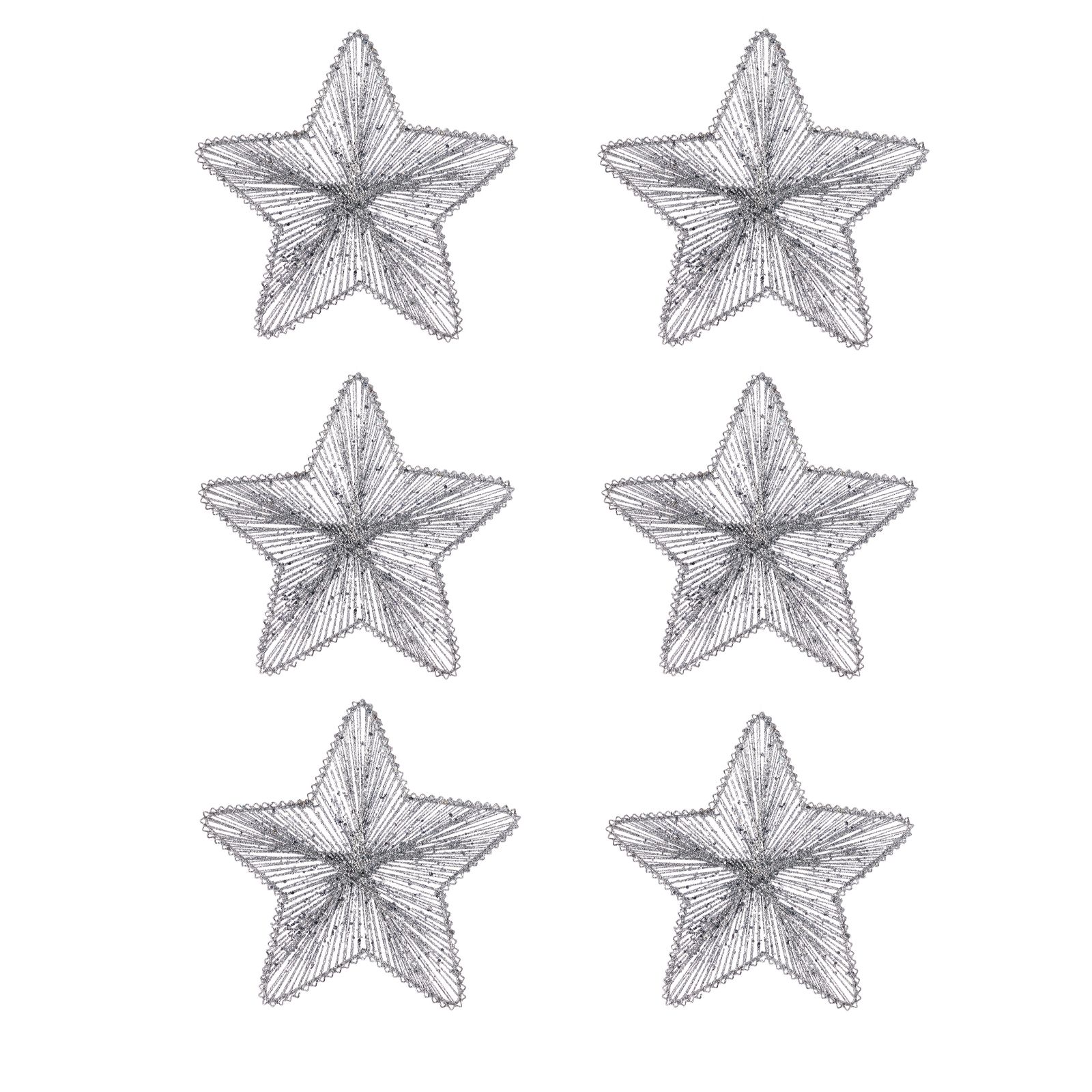 JM By Julien Macdonald Set of 6 Star Decoration Pack