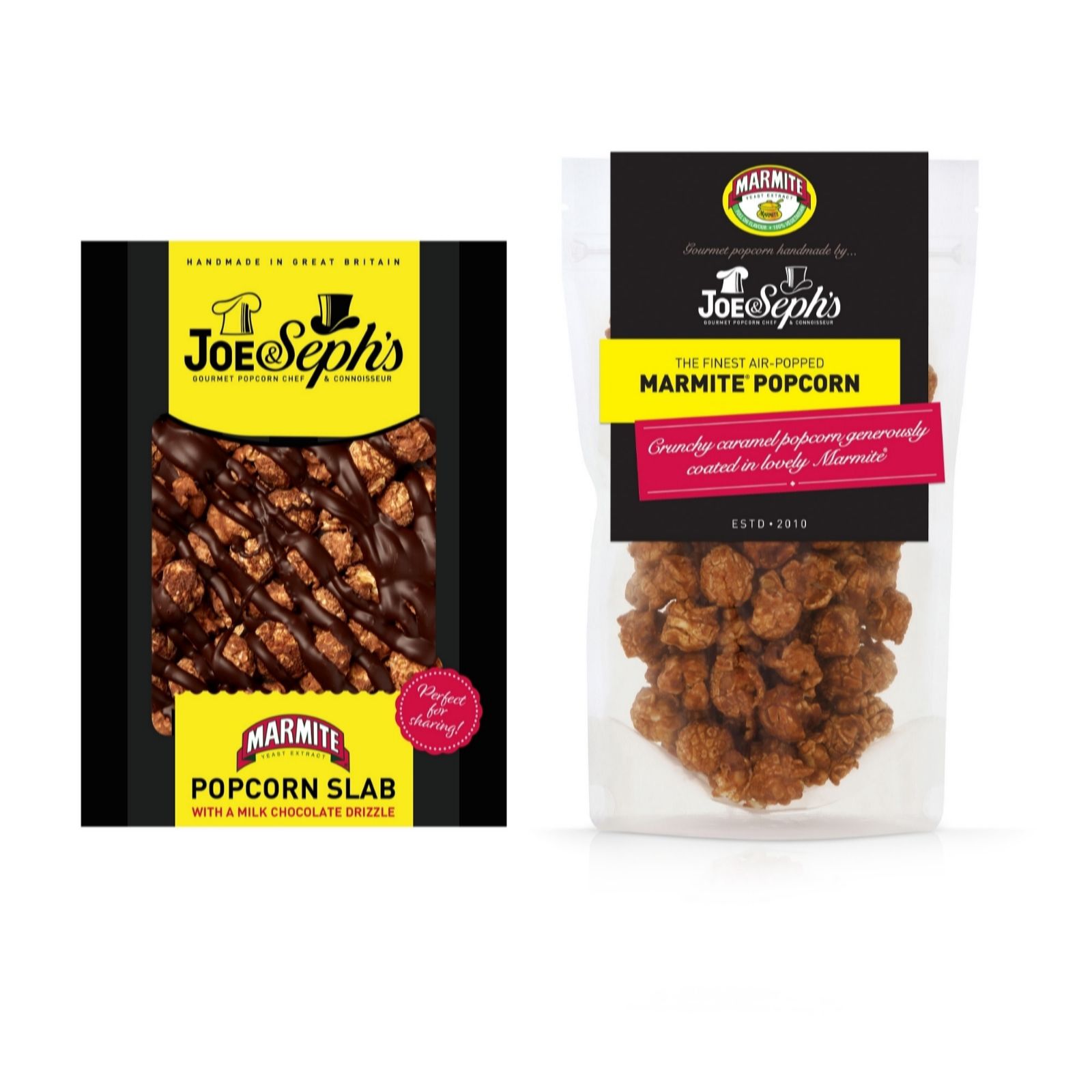 Joe & Seph's Marmite Slab & Popcorn Duo