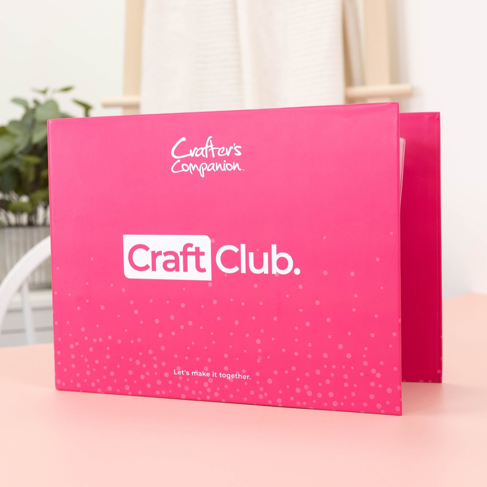 Crafters Companion Craft Club Project Binder QVC UK