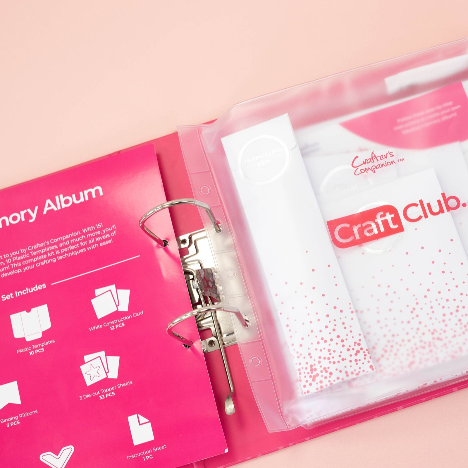 Crafters Companion Craft Club Project Binder QVC UK