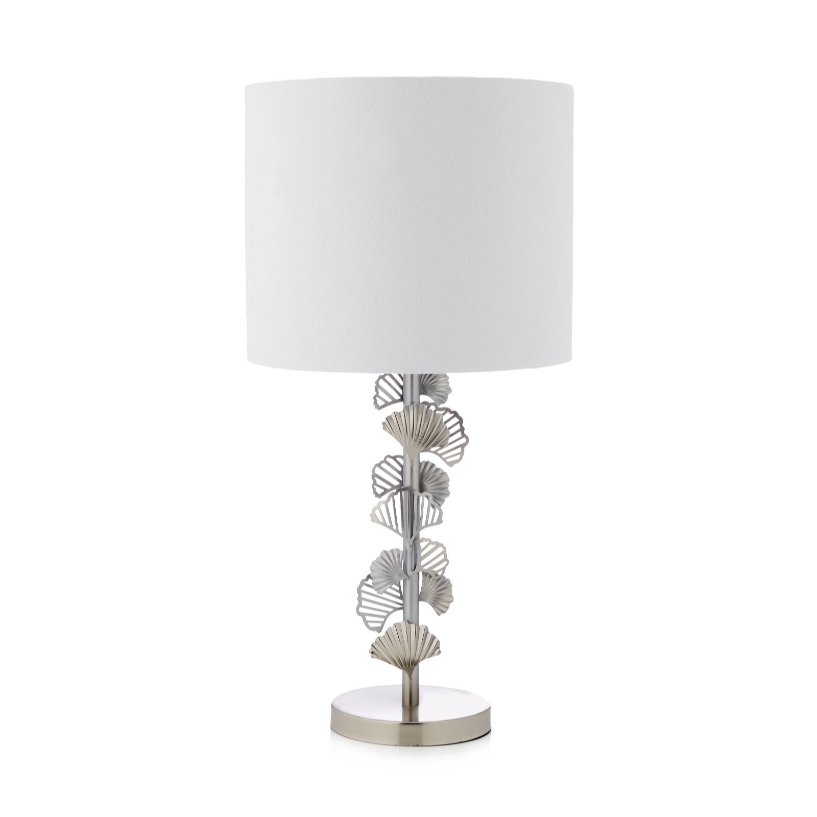 Outlet Alison Cork Ginkgo Leaf Table Lamp QVC UK