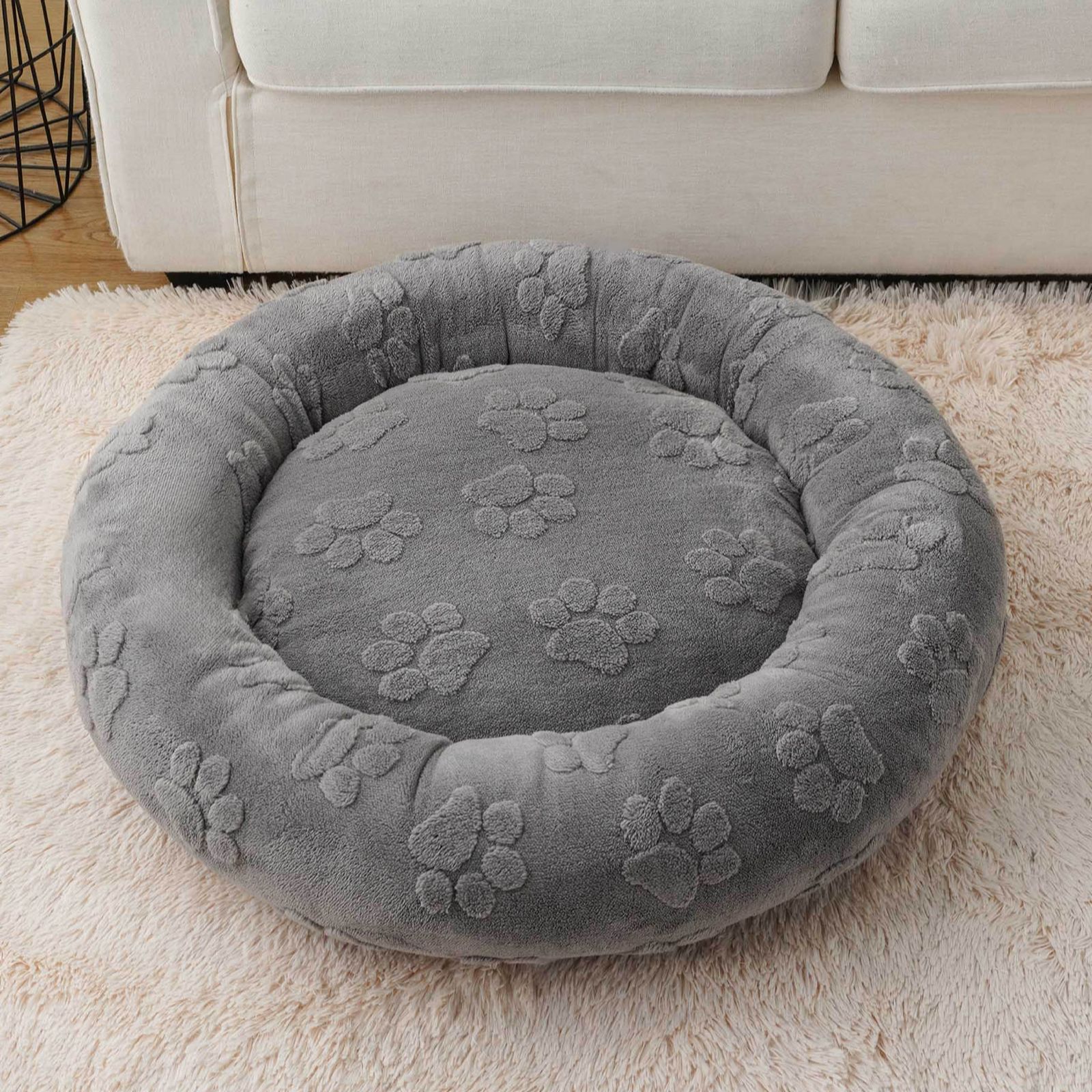 Cozee Home Sherpa Water Resistant Pet Bed with Odourology