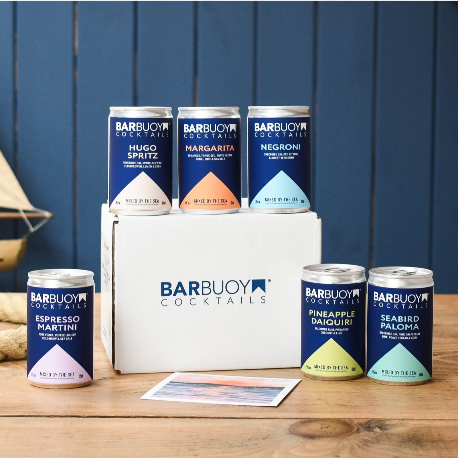 Bar Buoy Cocktails The Explorer 6 Piece Cocktail Selection