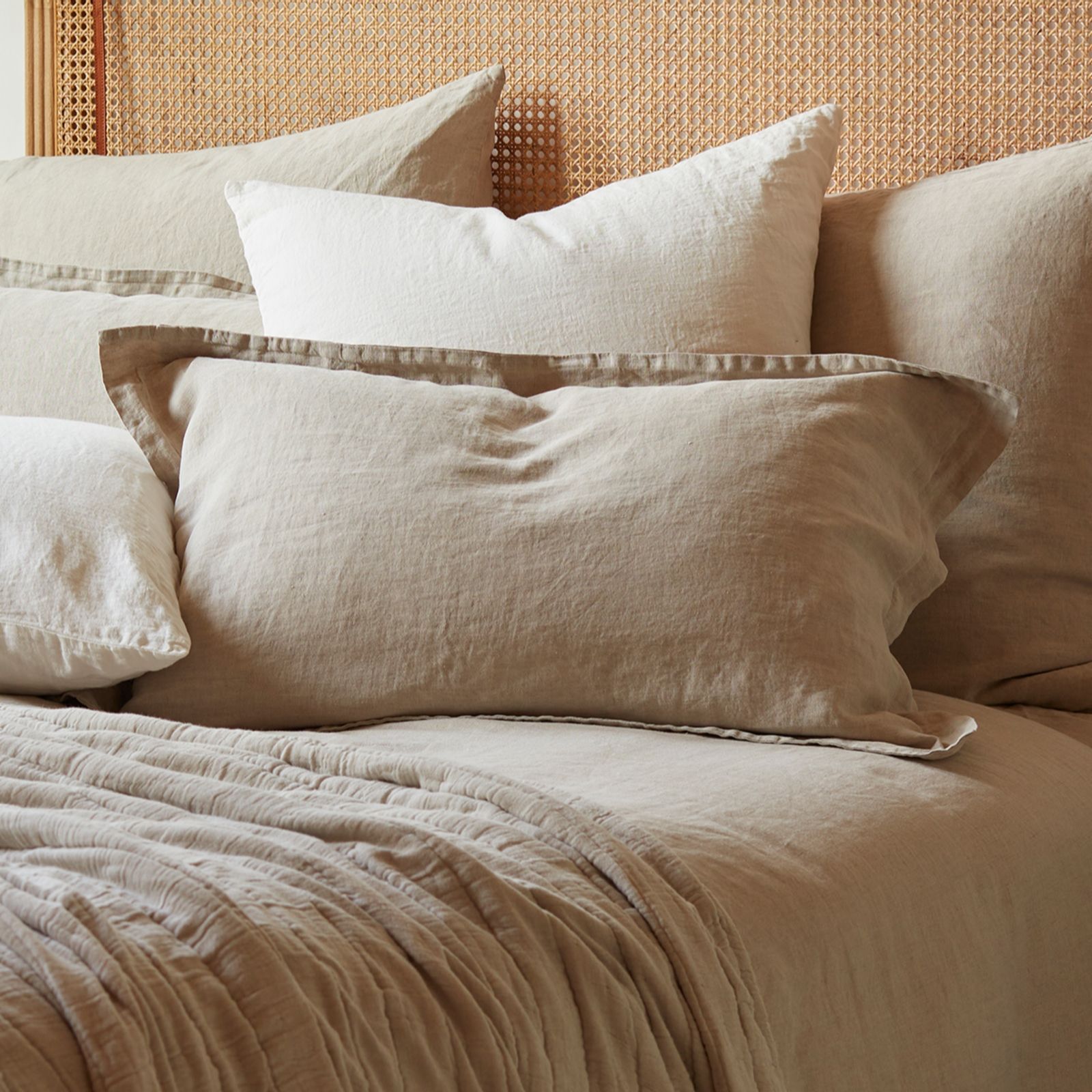 Secret Linen Store 100% Linen Pillowcase Pair