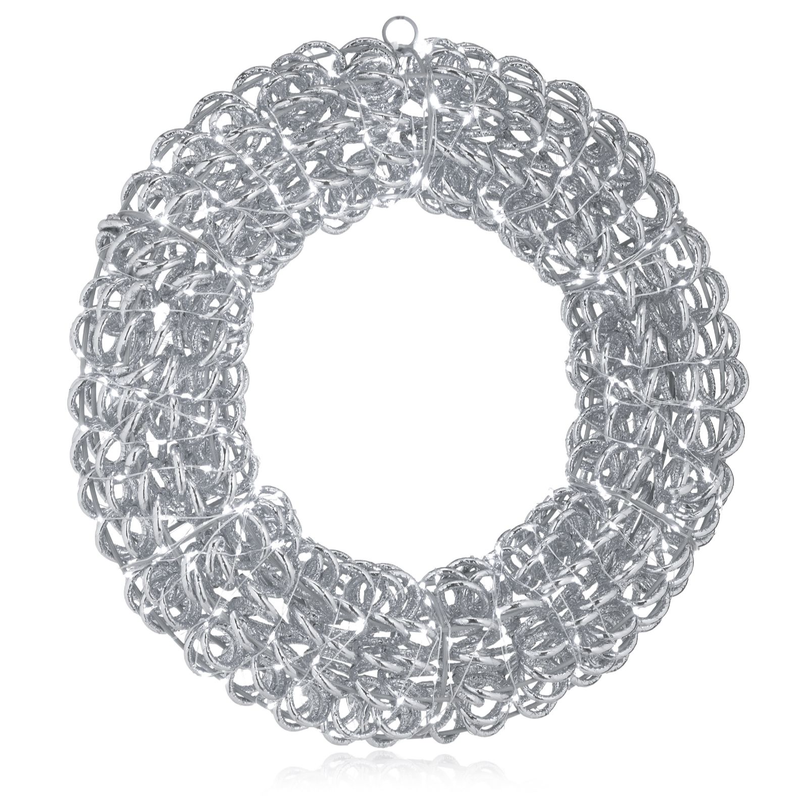 Outlet Festive Indoor/Outdoor 50cm Pre Lit Microdot Wreath
