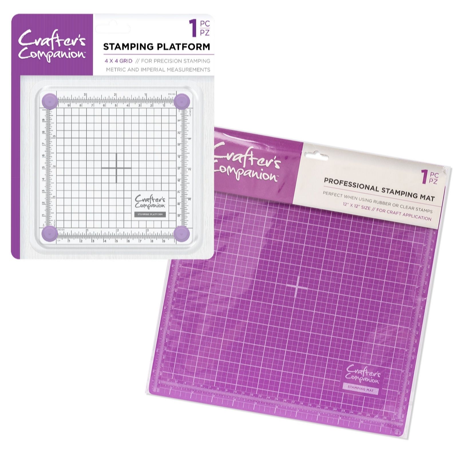 Crafter's Companion Stamping Platform & Magnetic Base 8'' x 8