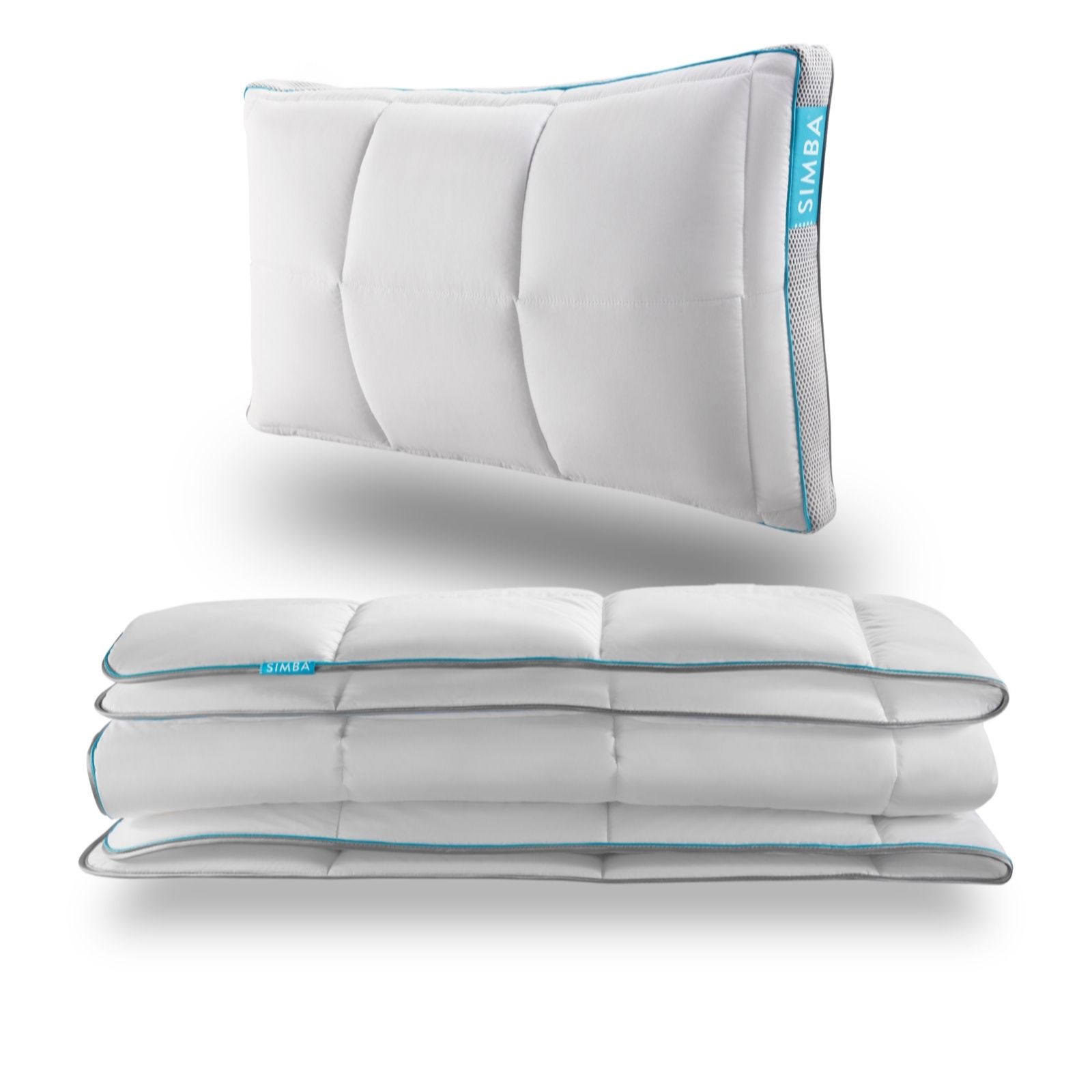 Simba Hybrid Pillow and Hybrid 10.5 Tog Duvet Bundle