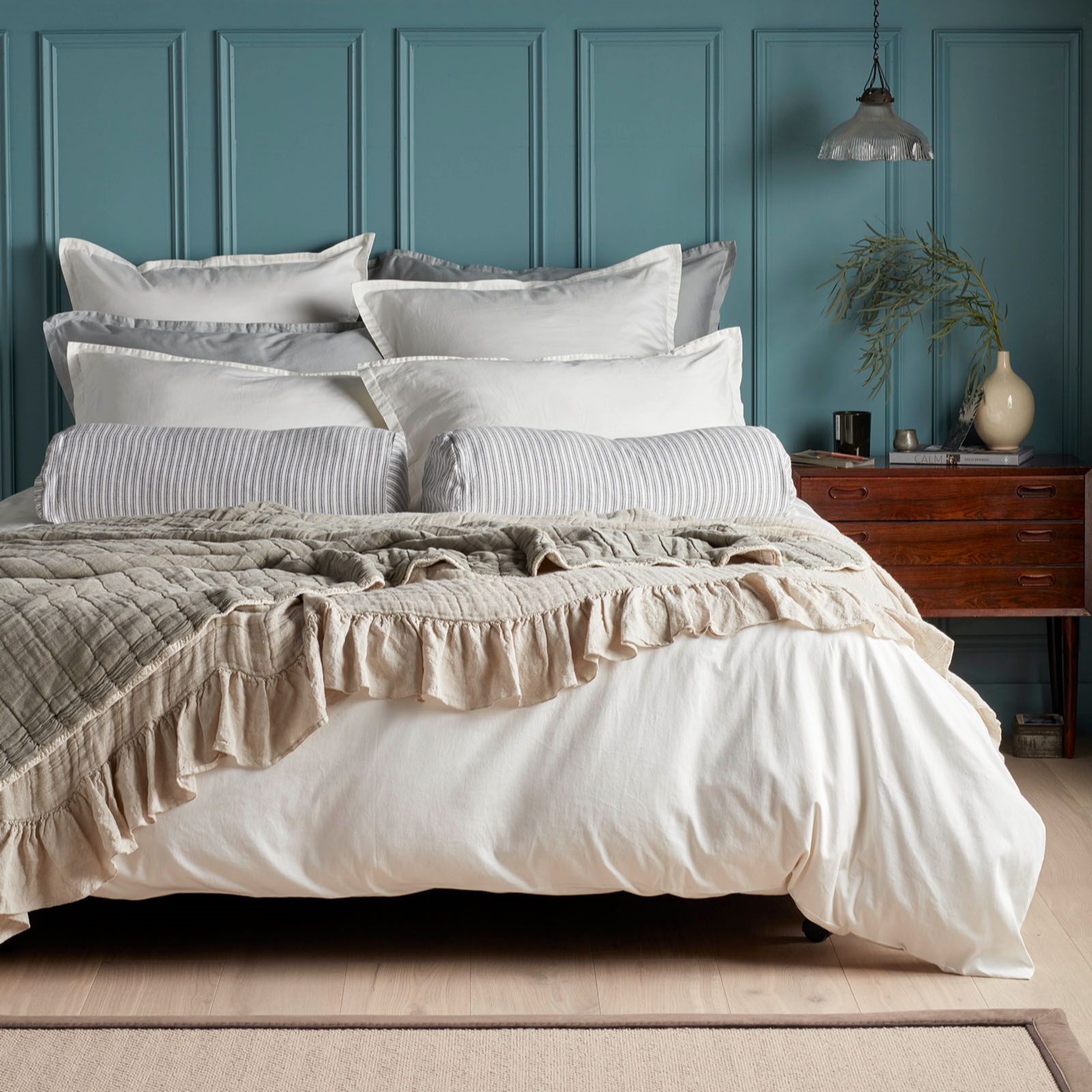 Secret Linen Store Super Soft 100% Cotton 4 Piece Duvet Set