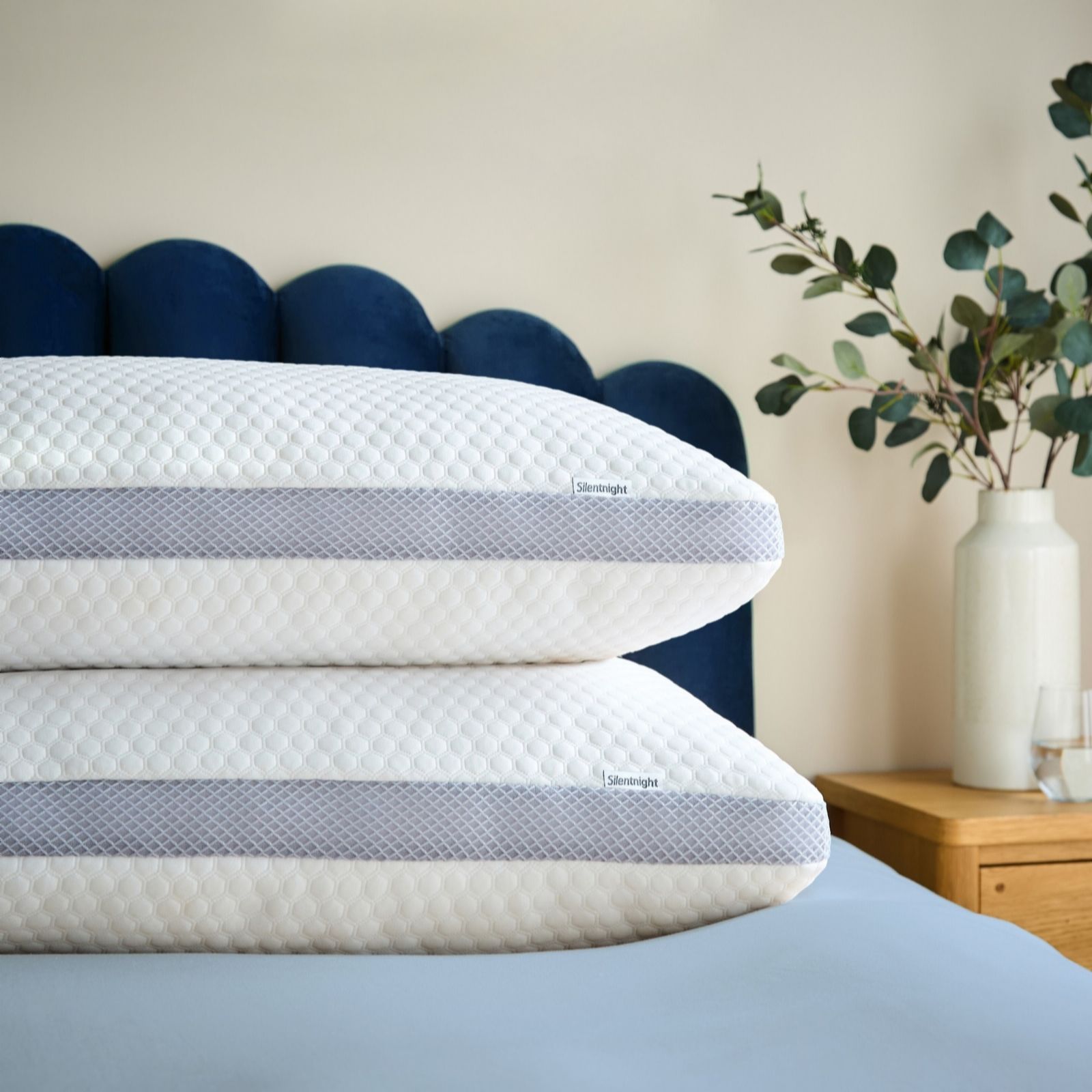 Silentnight Breathable Adjustable Memory Foam Pillow Pair