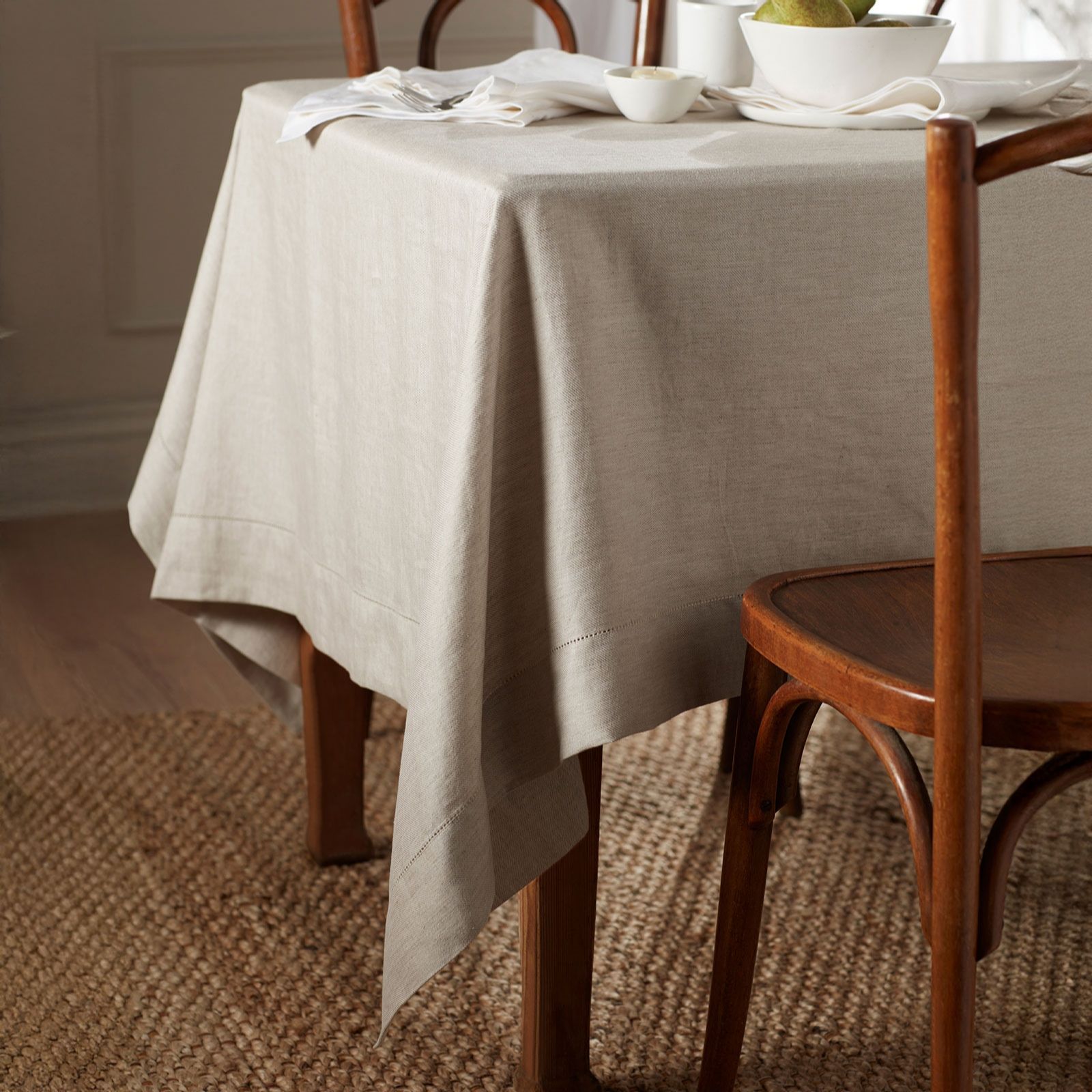 Secret Linen Store Twill Cotton Linen Tablecloth