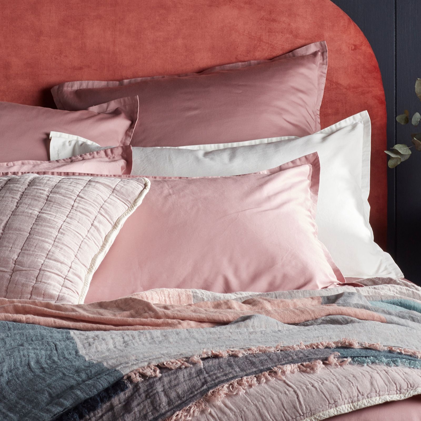 Secret Linen Store Super Soft 100% Cotton Pillowcase Pair