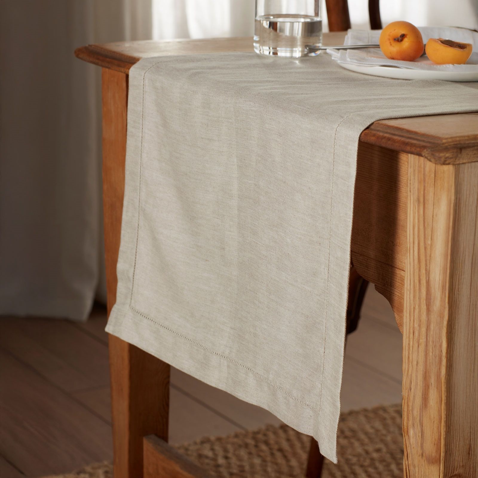 Secret Linen Store Twill Cotton Linen Table Runner