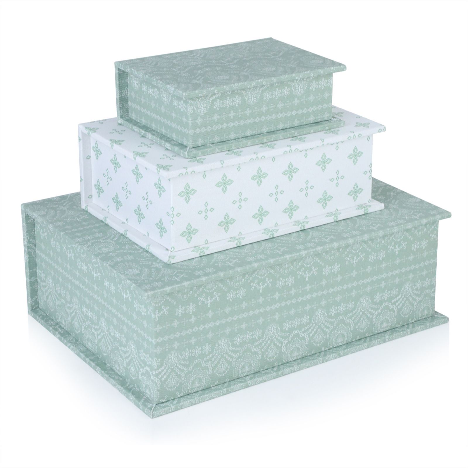 Sara by Sara Davies Set of 3 Printed Storage Boxes