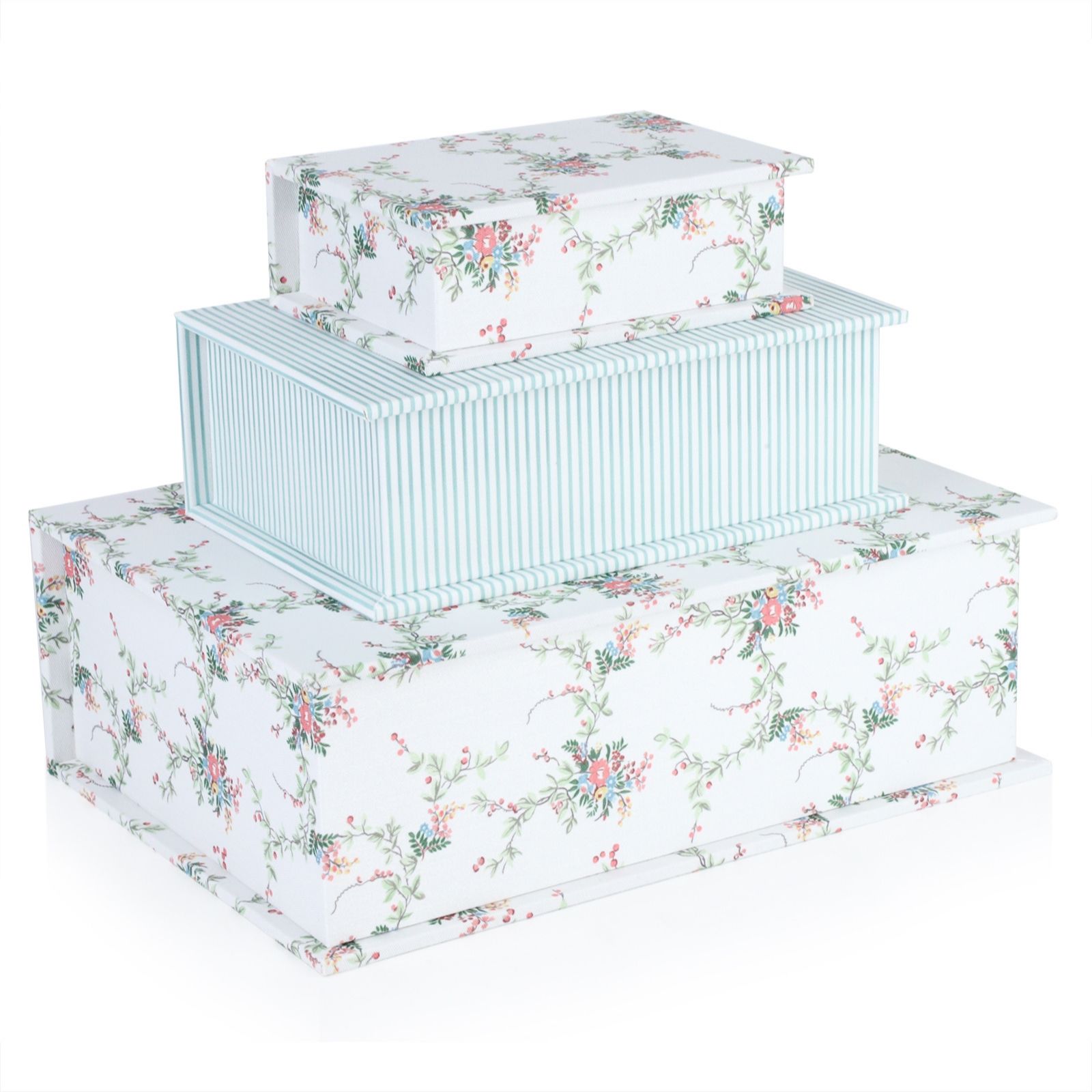 Sara by Sara Davies Set of 3 Printed Storage Boxes