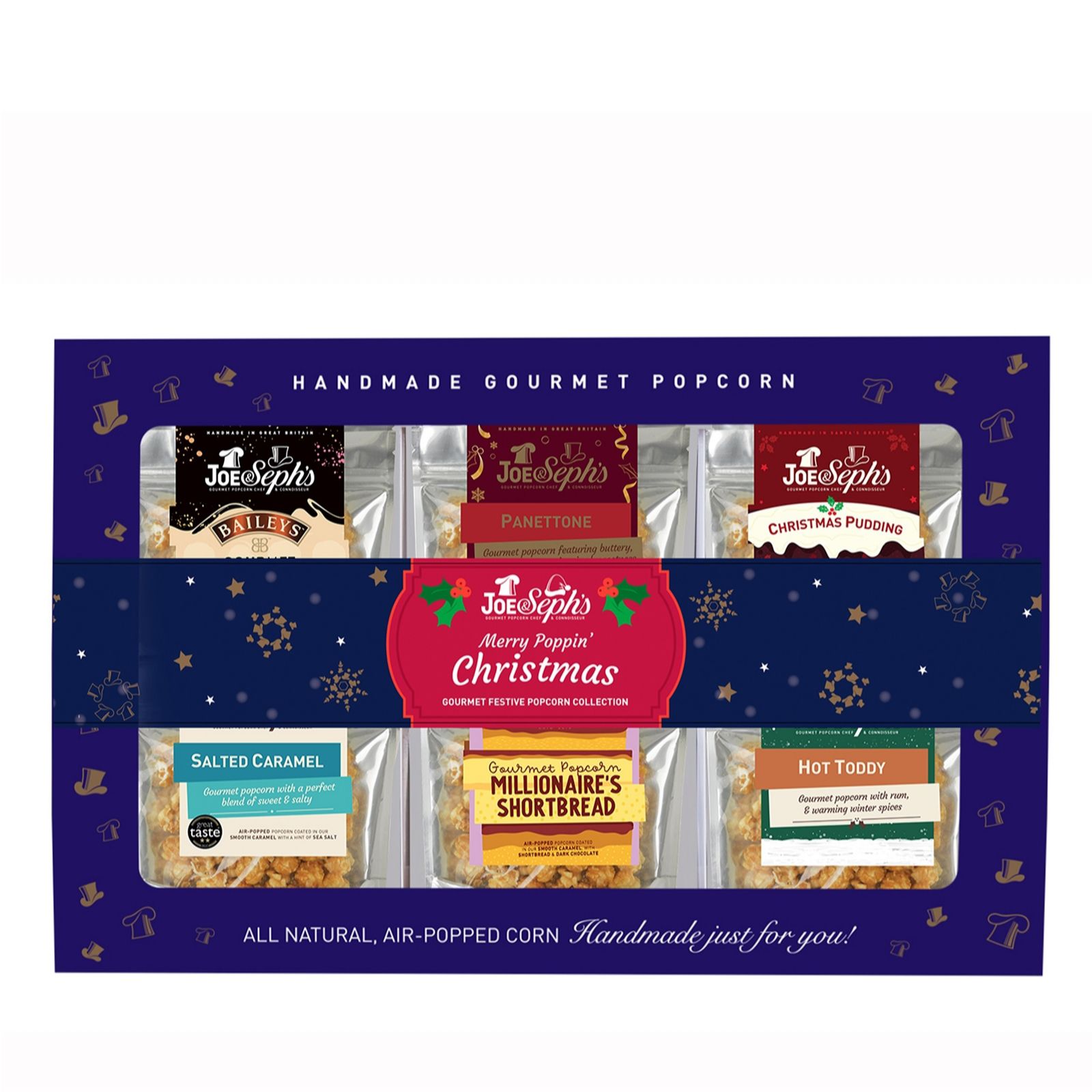 Joe & Seph's Gourmet Popcorn Snack Pack Gift Box