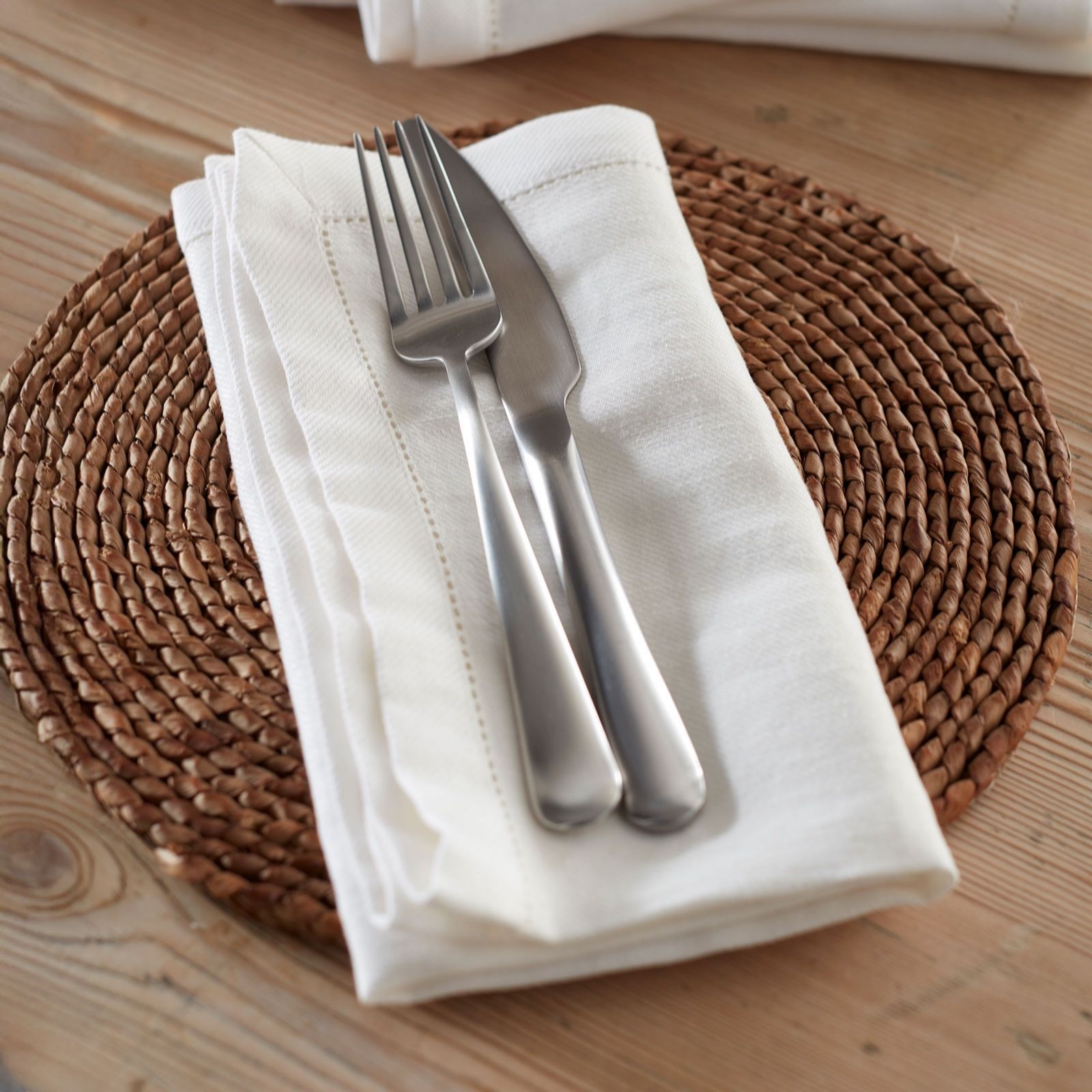 Secret Linen Store Twill Cotton Linen Napkins