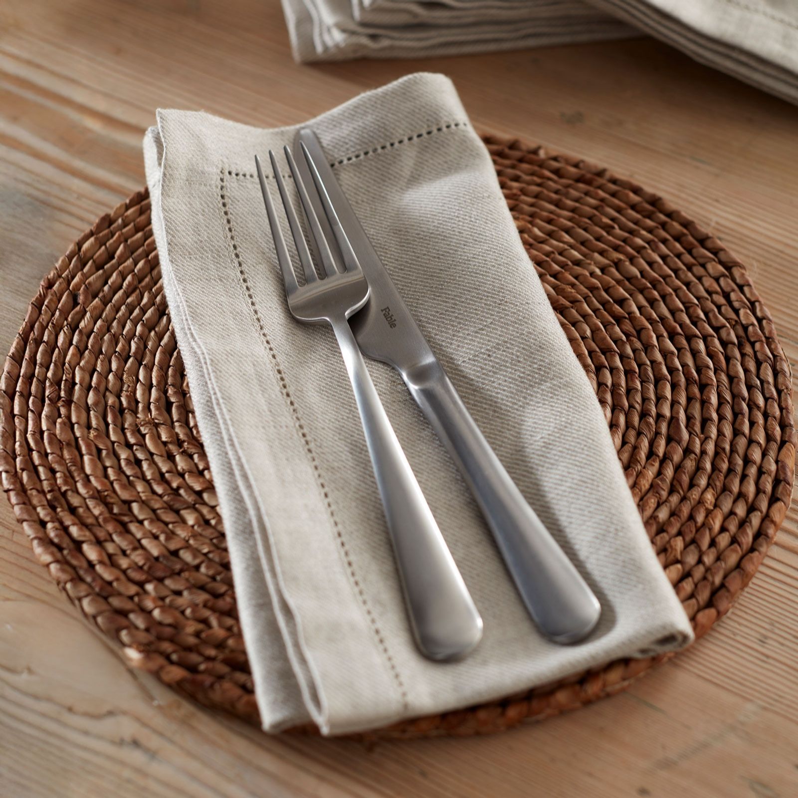 Secret Linen Store Twill Cotton Linen Napkins