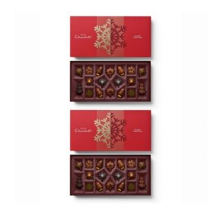 Hotel Chocolat 18 Piece Classic Christmas Gift Box Duo