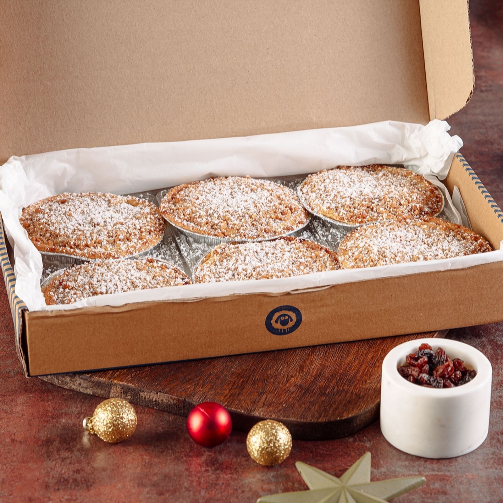 Wilfred's Pies Set of 6 Luxury Brandy Butter Mince Pies