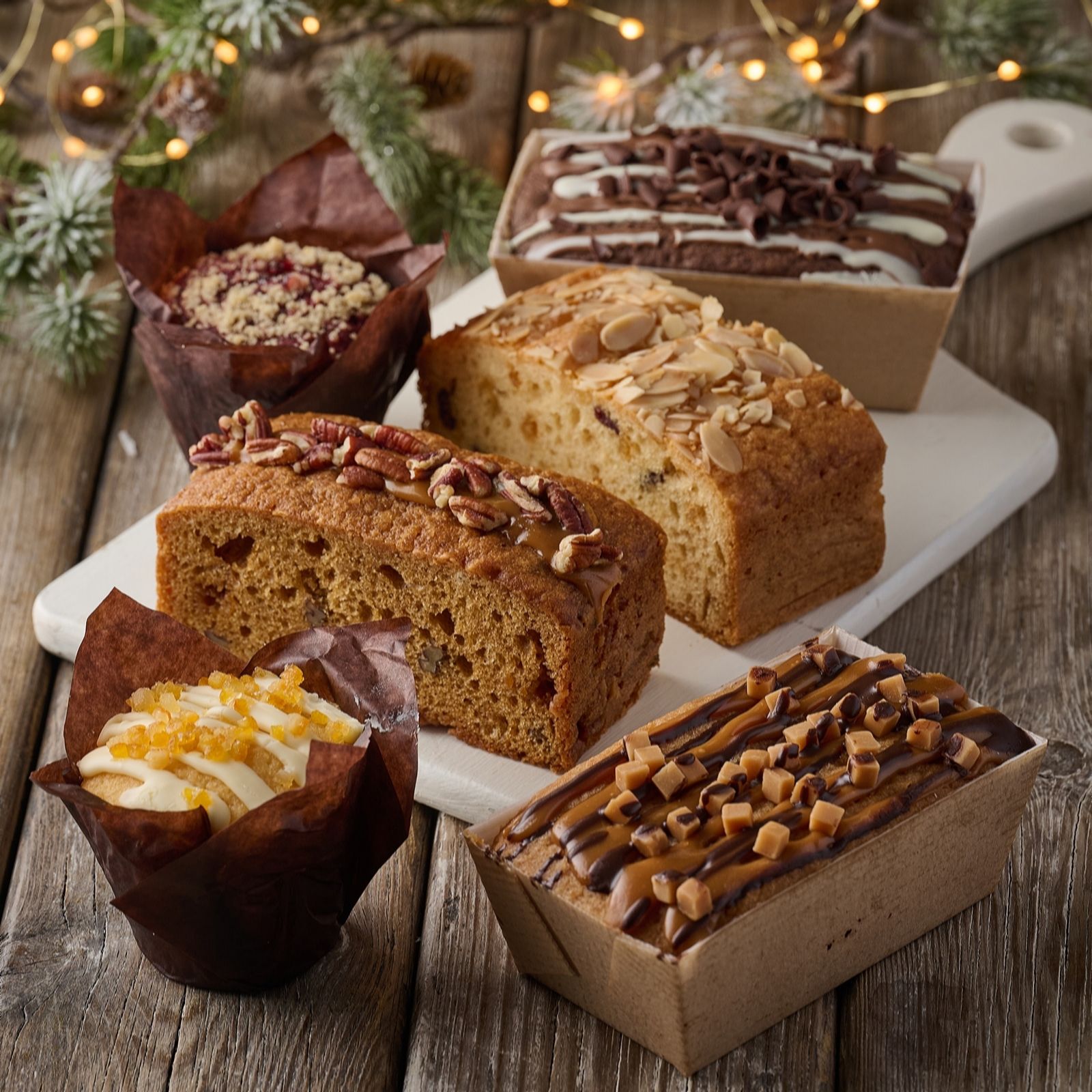 The Original Cake Company 6 Piece Winter Treat Box