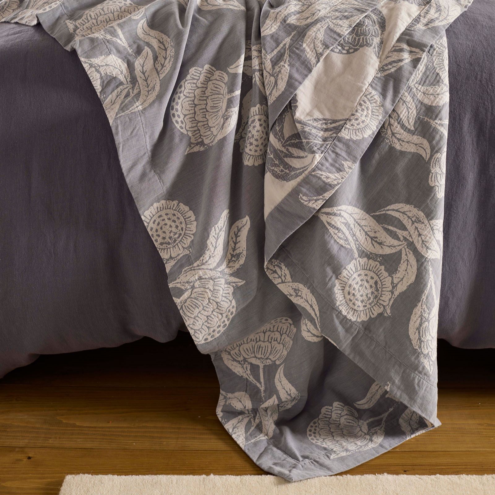 Secret Linen Store Iona 100% Cotton Throw
