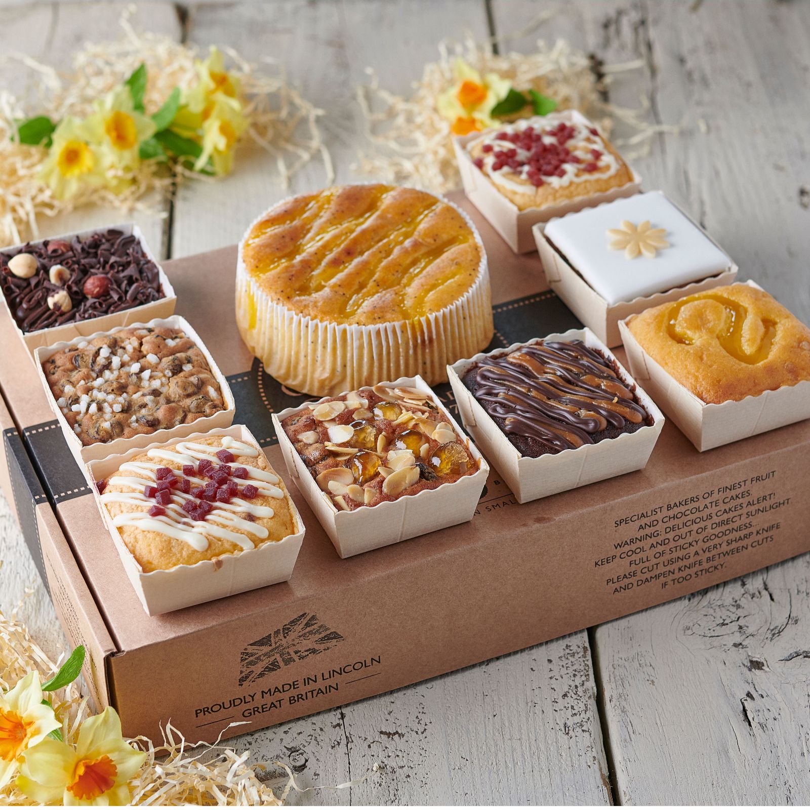 The Original Cake Company 9 Piece Assorted Spring Cakes QVC UK