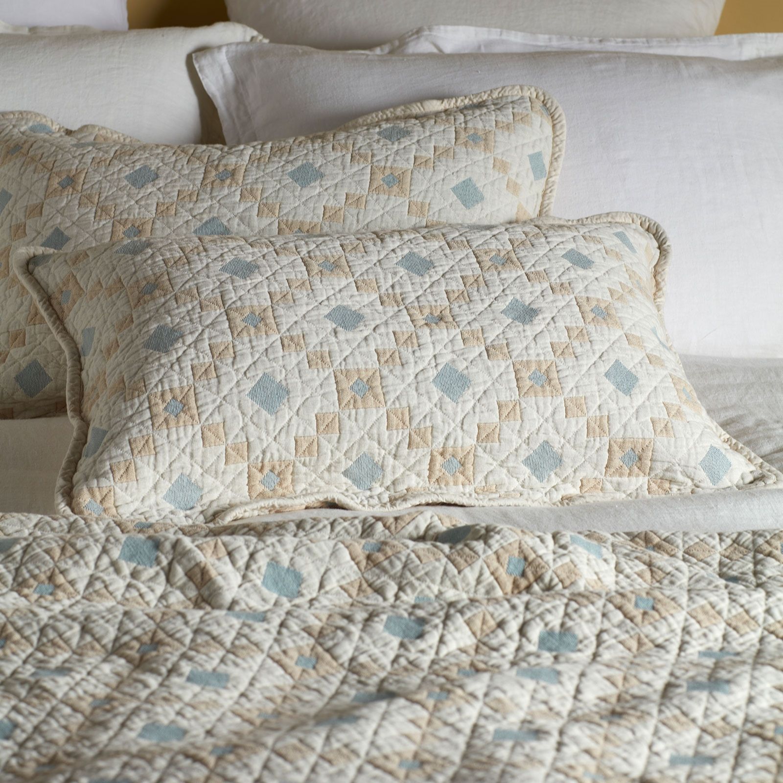 Secret Linen Store Pippa Patchwork Cushion Cover Pair
