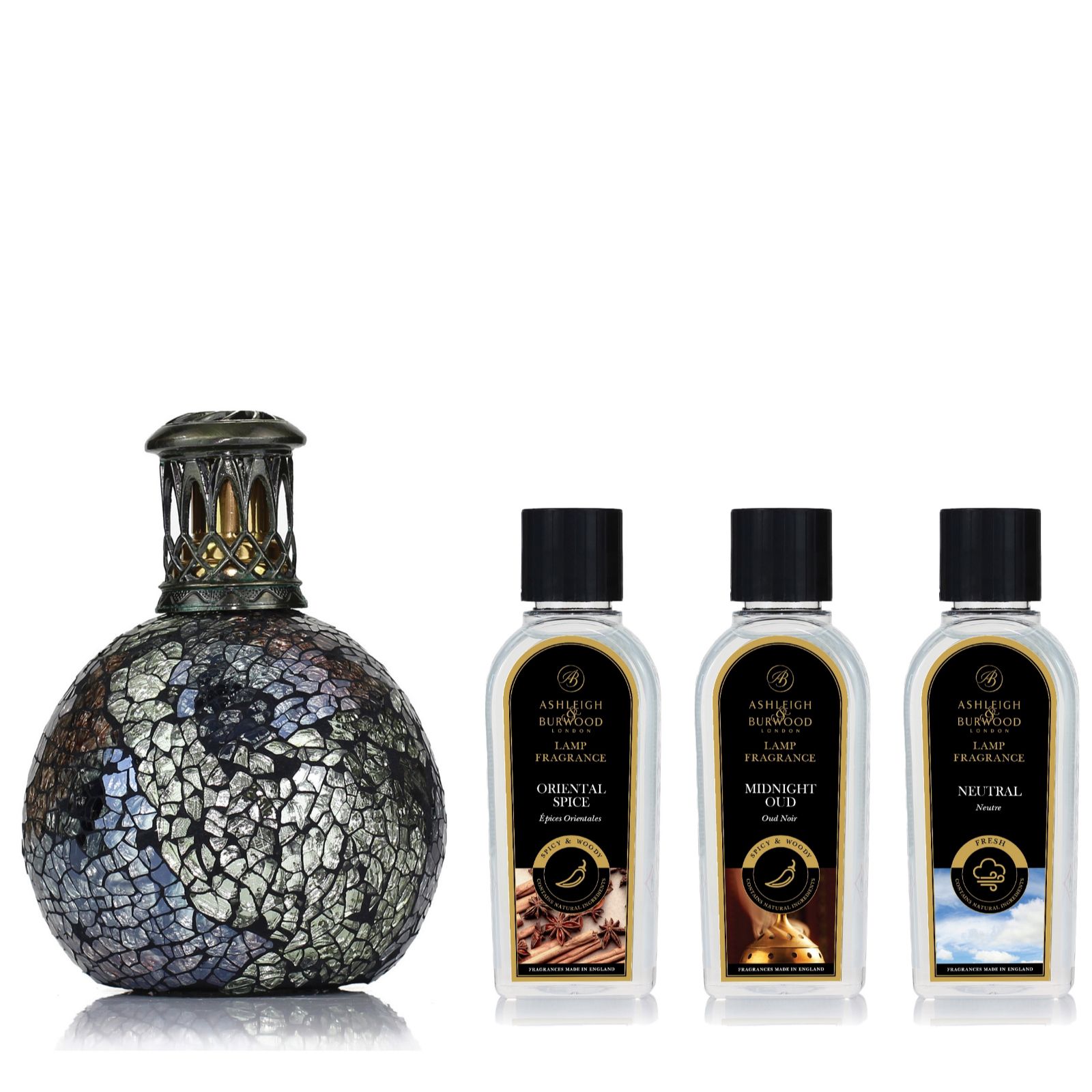 Ashleigh & Burwood Fragrance Lamp & 3 Oil Bundle
