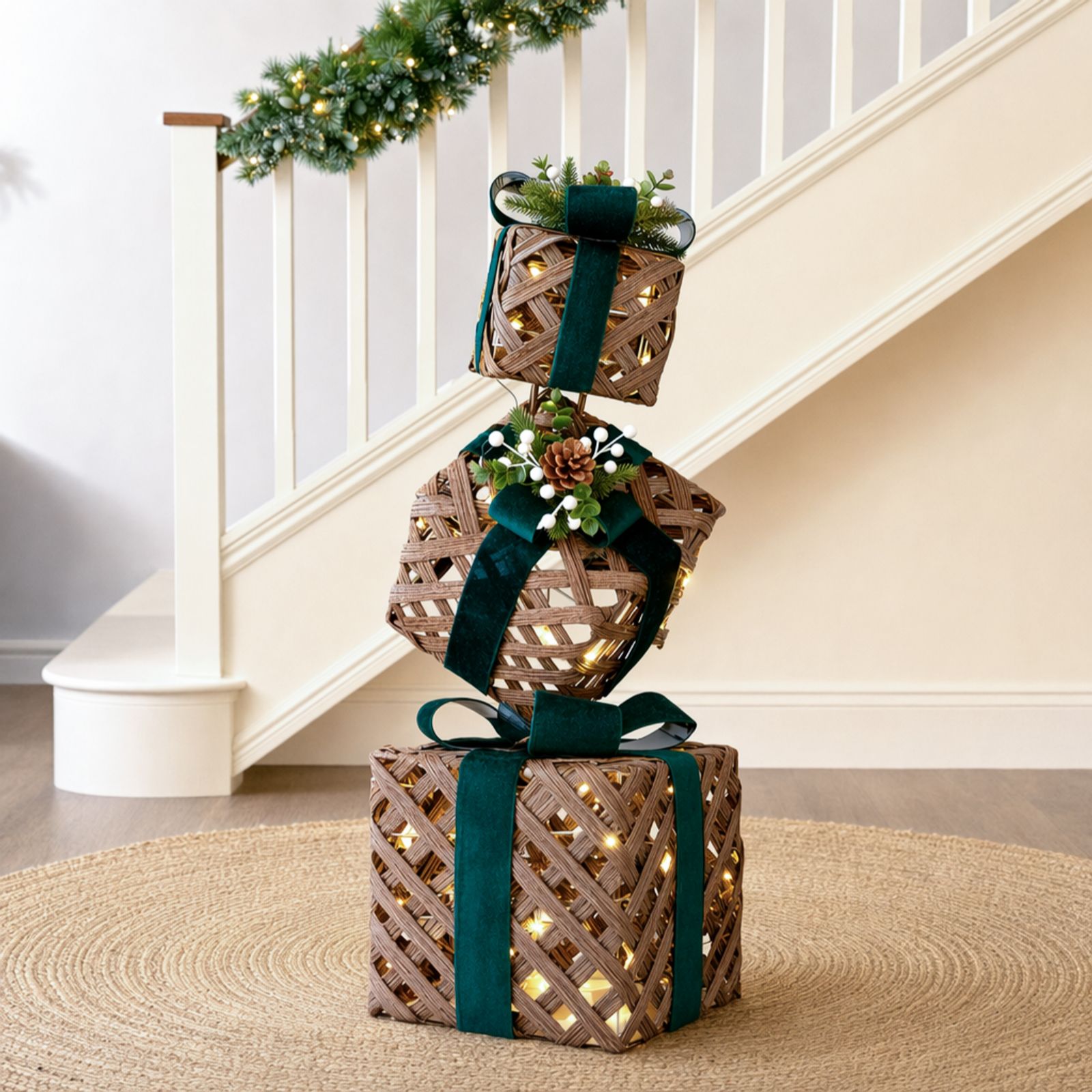 Sara By Sara Davies Pre Lit Stacked Presents