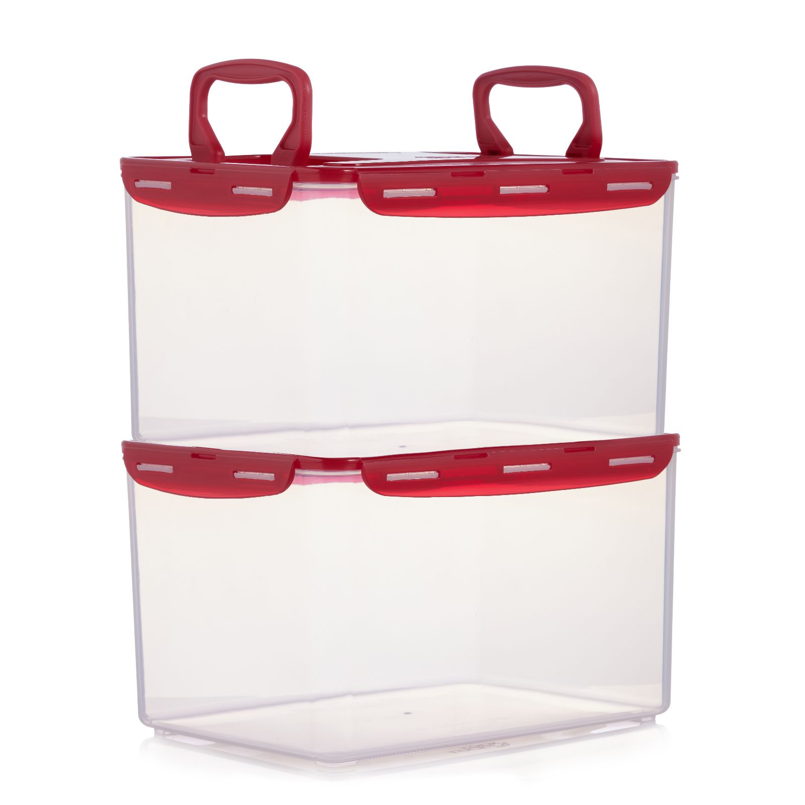 LocknLock Set of 2 Multi Functional Storage Containers with Handles