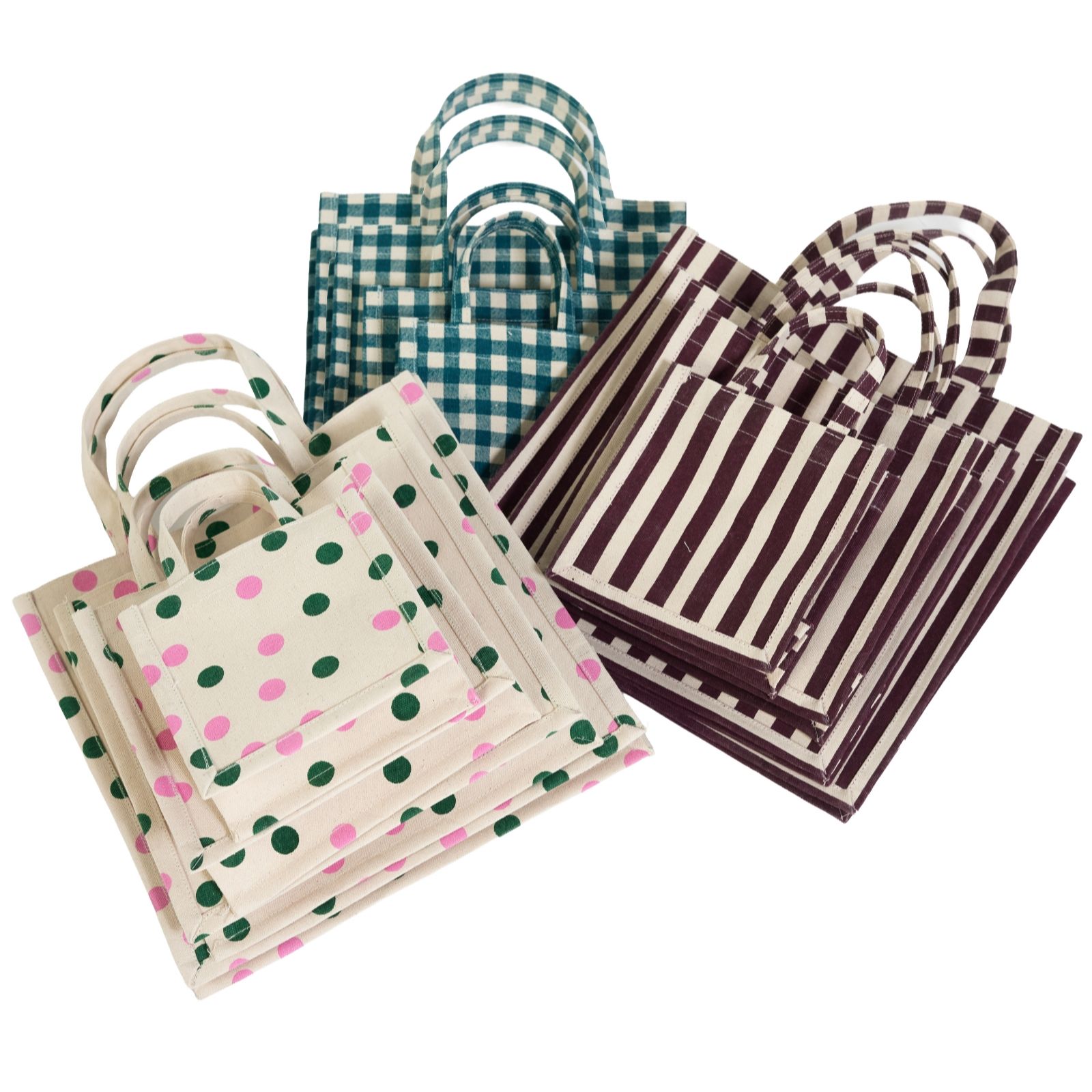  Home Stories 12 Piece Reusable Gift Bag Set with Tags