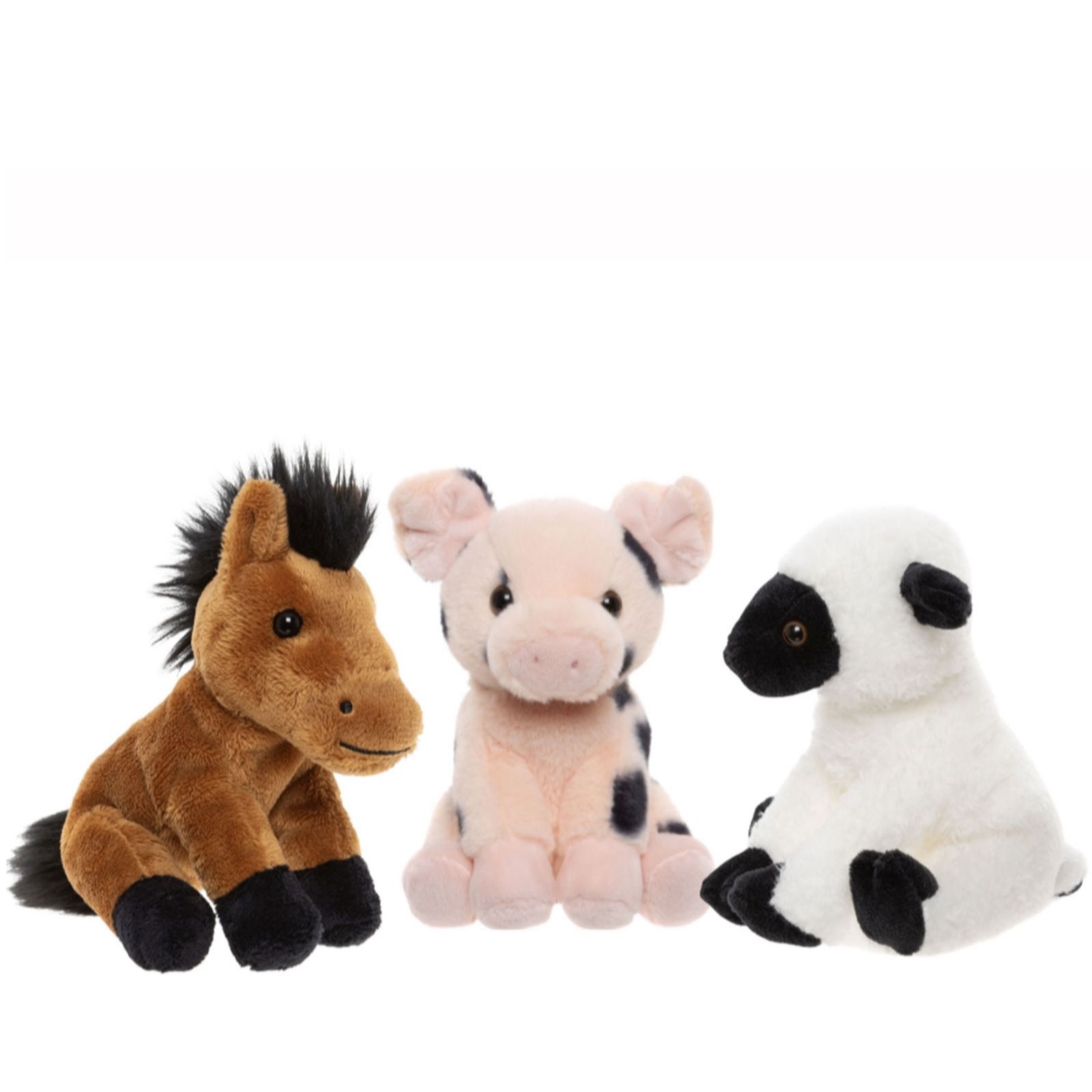 Charlie Bears Cuddle Cub Horse, Lamb, Pig Bundle