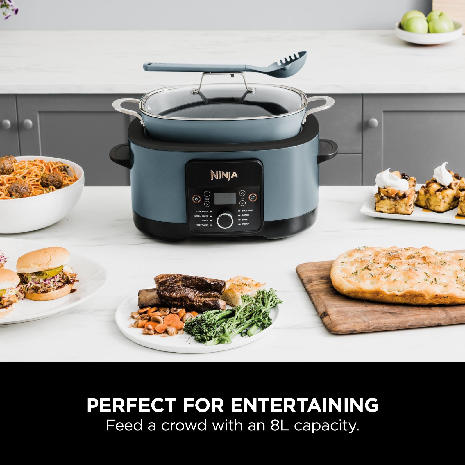 Ninja Foodi Possible Cooker 8 in1 Slow Cooker MC1001UK - QVC UK