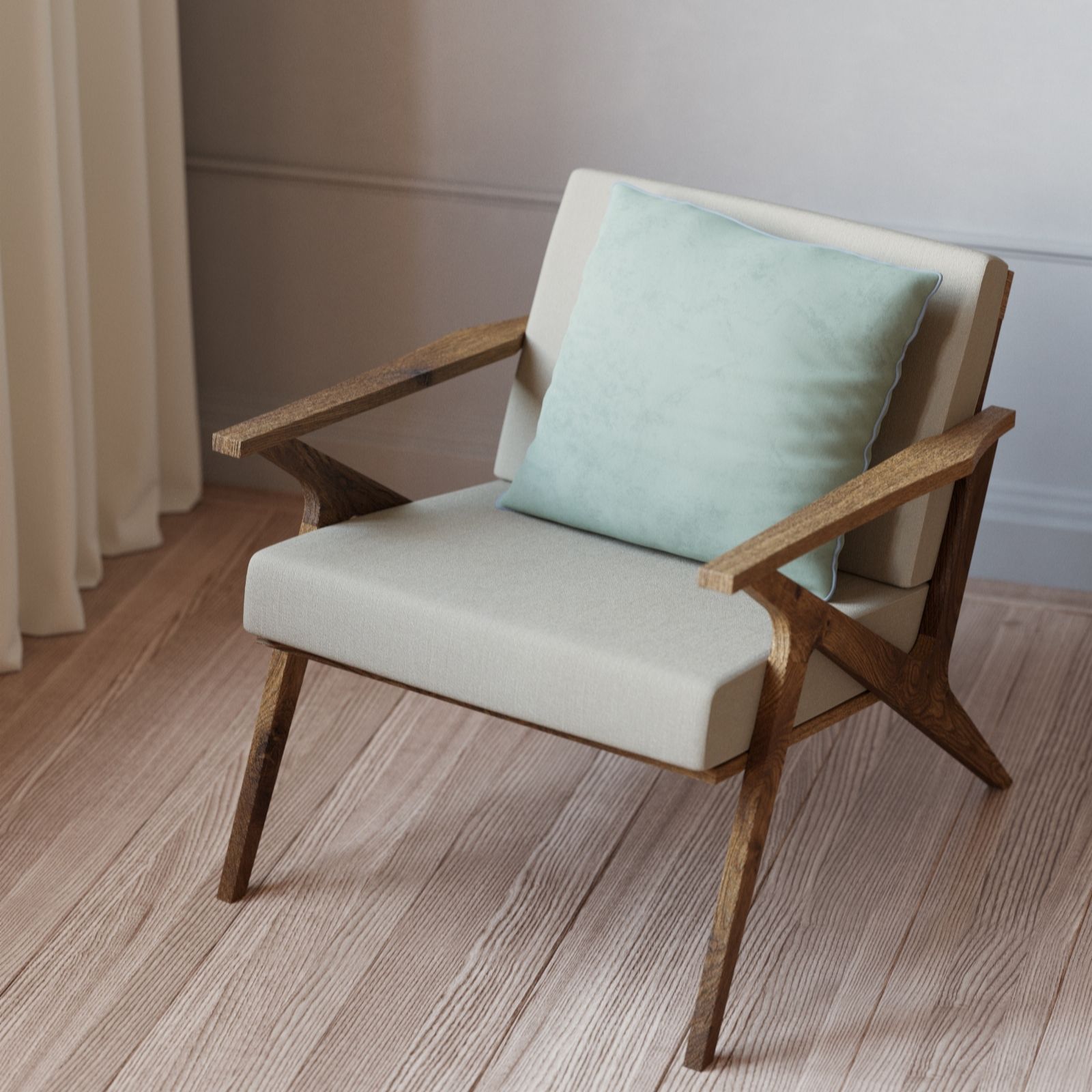 Cozee Home Contrast Trim Cushion