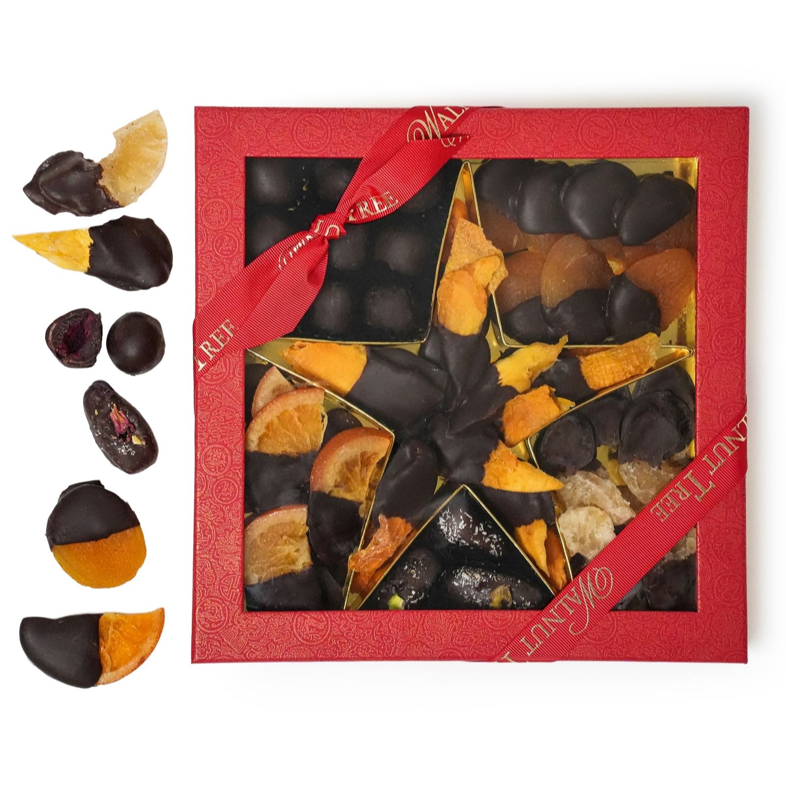 The Walnut Tree Chocolate Covered Luxury Fruit & Nut Gift Box
