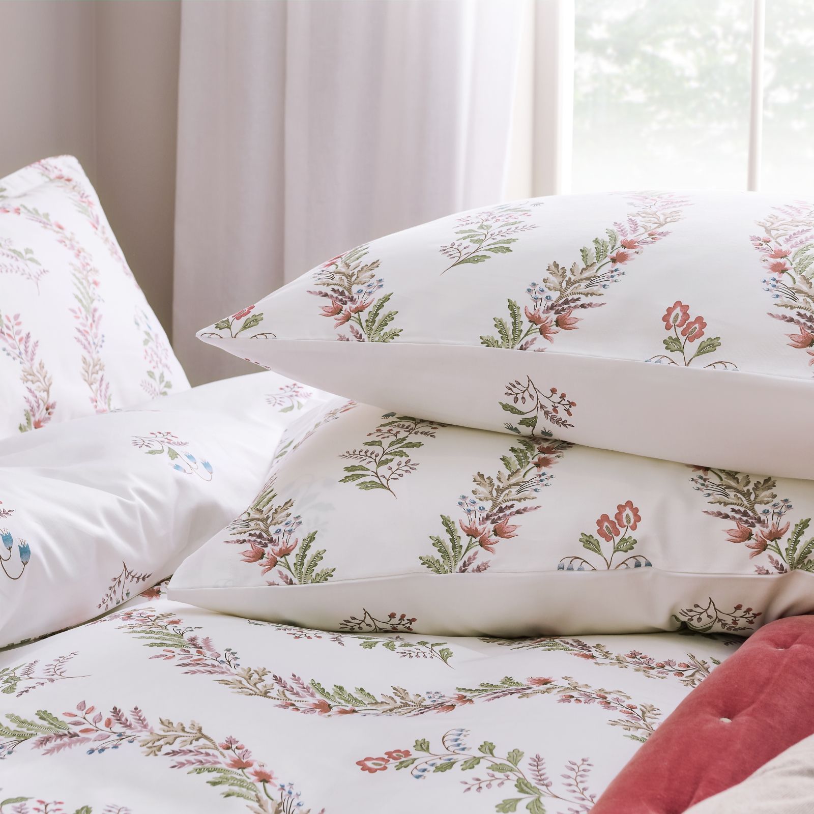 Christy Eversham Floral Set of 2 Pillowcases