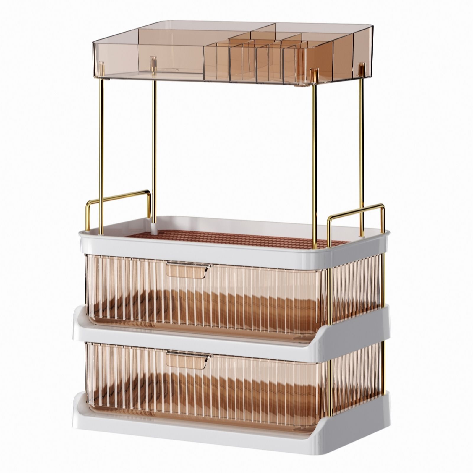 Outlet Sara Davies Storage Drawer Unit with Silicone Liners