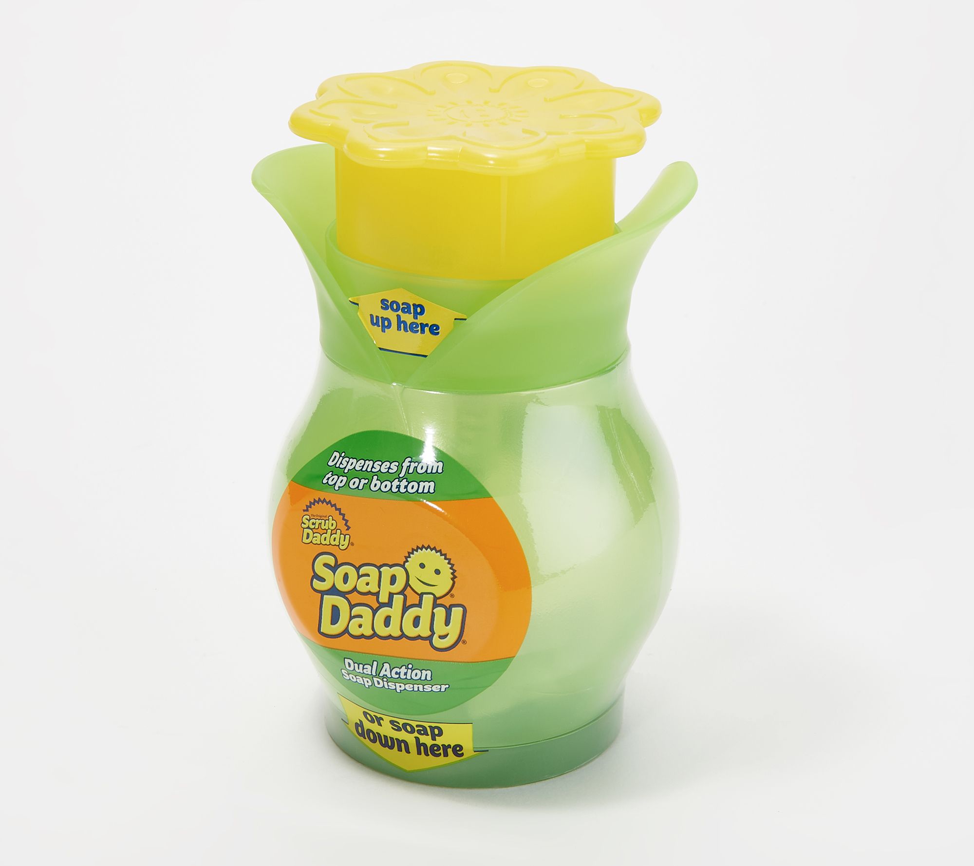 Scrub Daddy Soap Dispenser - Soap Daddy, Dual Action Bottle for