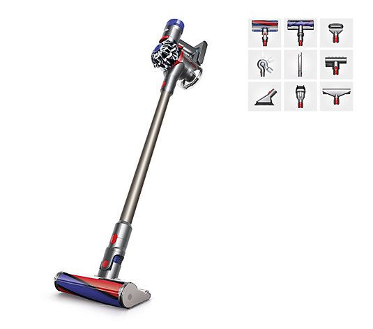 repose coupler unpleasant Dyson V8 Absolute Pro Cordless Vacuum with 8 Tool Attachments - QVC.com